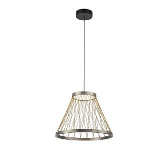 Подвесной светильник 40*197 см, *LED*20W, 3000K, Mantra Spider MAN8980, серый