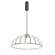 Подвесная люстра 60*190 см, 60W, Favourite Vertex 4285-6P Матовый серый и белый акрил