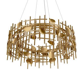 Подвесная люстра 80 см, Loft IT Escama 10396/800C, золото