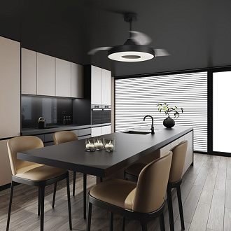 Подвесной светильник *106,2*48 см, LED *  60W, 3000К-6000К Mantra Coin 8218, черный