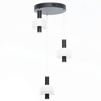 Светильник подвесной 35*185 см LED*16 W, 4000 К Citilux Майя Черный CL202031