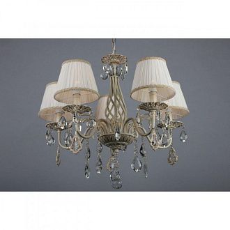 Подвесная люстра 65*65*70-105 см, 5*E14, 40W, Omnilux Omnilux 608 OML-60803-05, золотой