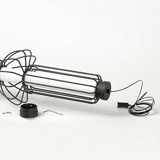 Линейно-подвесной светильник 107*25-170 см, 1*LED, 17W, 3000K, Lussole Howard LSP-7349, черный
