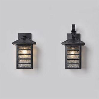 Уличное бра 20*15*-24,5 см, 1*E27*40W Voltega  VGL7216WL-01B1, Черный