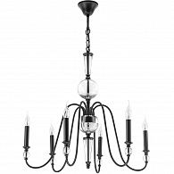 Подвесная люстра Lightstar Ragno 732067 71 см черная