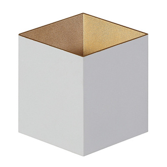 Бра 17*9 см, 1*12W, 3000K, Crystal Lux CLT 227W WH-GO Белый/Золотой