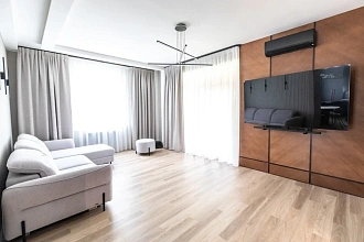 Подвесная люстра 120*130 см, 110W, 3000-6000K, 9000Lm, 23 м2 Citilux Trent   CL203731 черный