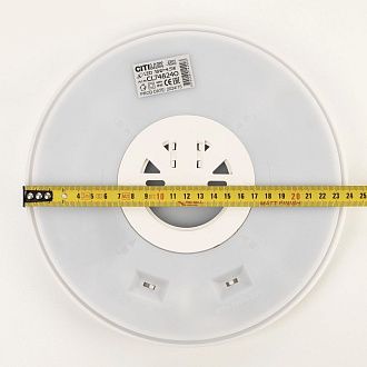Светильник 24 см, 23W, 3000-5500K, Citilux NORMA CL748240 LED, белый