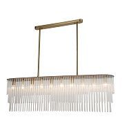 Люстра L1200 x W170 x H426 (940), мм, 10*40W (400W), BRASS(Латунь) NewRgy 40332/10 BRASS