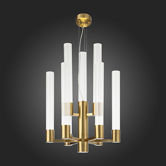 Люстра подвесная 55 см, 45W, 4000K ST LUCE TERNI SL1229.303.09 Латунь