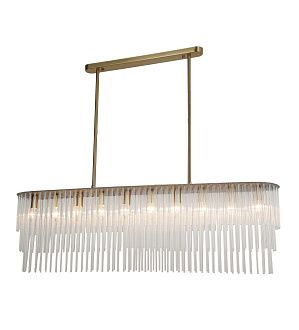 Люстра L1200 x W170 x H426 (940), мм, 10*40W (400W), BRASS(Латунь) NewRgy 40332/10 BRASS