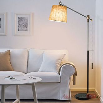 Напольный торшер PIPE white 36*38*38 см, 1*E27*60W, ImperiumLoft 101489-26, Чёрный