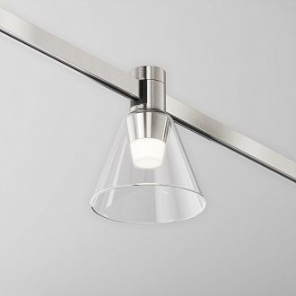 Трековый светильник  TR147-1-3W4K-PT **-10,2 см, *LED*3W, 4000K, Maytoni technical FLARITY TR147-1-3W4K-PT, Платина