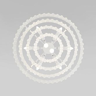 Подвесной светильник 60*60*33-76 см, 8*E14*60W, Bogate's Gutta 476/8, белый, a068863