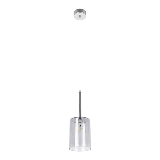 Подвесной светильник 10 см, 1*G4*5W хром Loft It Spillray 10232/C Smoke