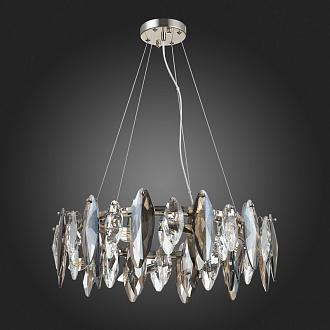 Люстра подвесная 60 см, 320W, ST LUCE ANCONA SL1227.103.08 Никель