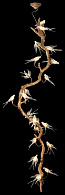 Светильник подвесной Wertmark Viviana WE183.20.503, 70*70 см, античная медь