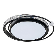 Люстра 50*59*8 см, 1 LED*82W, 3000-6500 К, Arte Lamp Alsafi A2657PL-1BK, Черный