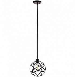 Люстра подвесная Lightstar Gabbia 732417 черный, диаметр 22 см