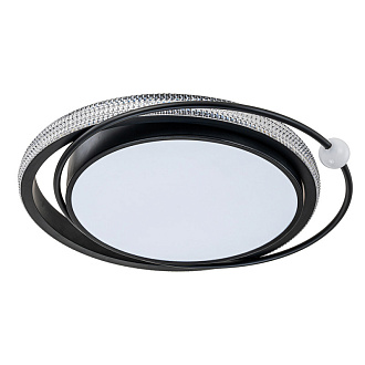 Люстра 50*59*8 см, 1 LED*82W, 3000-6500 К, Arte Lamp Alsafi A2657PL-1BK, Черный