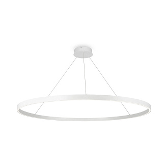 Подвесной светильник 120*120*127,5 см, LED, 80W, 3000К-4000К, Maytoni Rim MOD058PL-L65WK белый