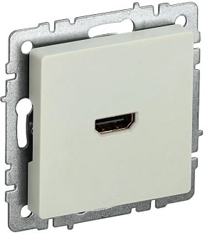 BRITE Розетка HDMI РHDMI-0-БрКр бежевый