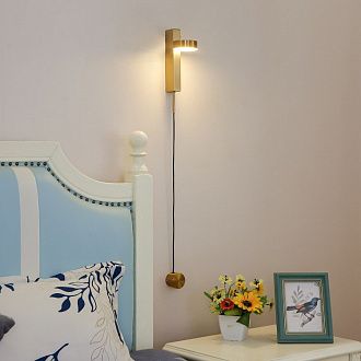 Настенный светодиодный светильник Inodesign Denzil Gold 40.1108