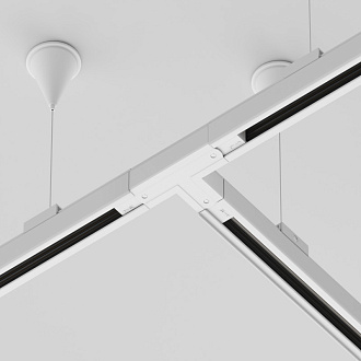 Коннектор для шинопровода Maytoni 3 phase track system TRA005CT-31W-R, белый