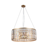 Подвесная люстра 60 см, F-Promo Prismata 4483-6P, матовое золото