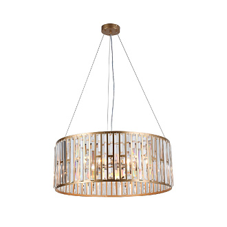 Подвесная люстра 60 см, F-Promo Prismata 4483-6P, матовое золото