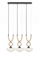 Подвесной светильник 17*61*158 см, 3*G9 черный, золото Vele Luce Janice VL5444P03
