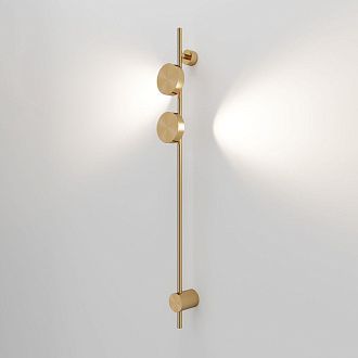 Cветильник настенный светодиодный 97 см, 5W, 4000K, Elektrostandard Illume, латунь