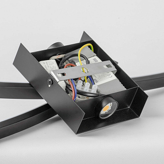 Бра настенное 100*8*15 см, 4*LED*4W 4000K Lussole Alachua LSP-7186 черный