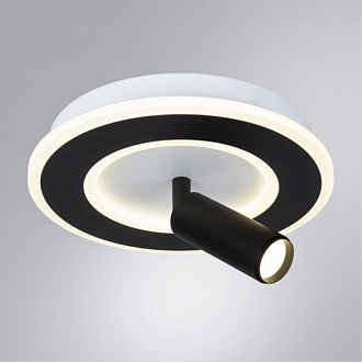 Бра 25 см, 20W, 4000K, Arte Lamp Tommy A2607AP-20BK, черный