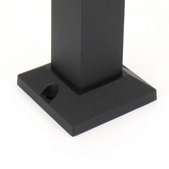 Уличный светильник Favourite Pillar 2861-1F, L50*W50*H600, Уличный светильник; металлическое основание черного цвета; плафон из акрила, IP54; свечение мягкое