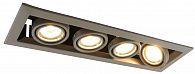 Встраиваемый стандартный светильник Arte Lamp A5941PL-4GY, серый