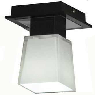 Светильник потолочный Lussole LSC-2507-01 Lente хром 1*40W Е14, 14*14*19 см