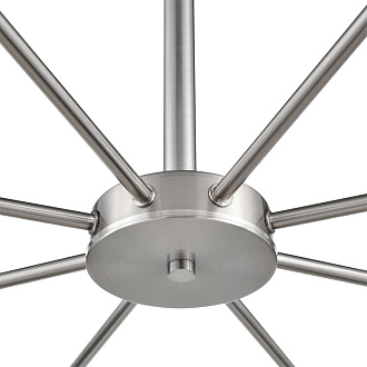 Люстра потолочная 72*49 см, 8*E14 Lumion MAVE 8099/8C никель, белый