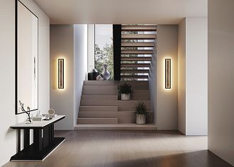 Бра 6*15*60,7 см,  LED, 55W, 3000К, Maytoni Orign MOD311WL-L55B3K черный