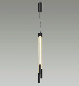 Светильник 8 см, 30W, 3000K, Odeon Light Anta 4393/30L, черный