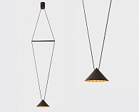 Подвесной светильник 19,6*150 см, ITALLINE  IT03-1430 black/orange