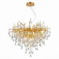 Люстра подвесная 80 см, 45W, 4000K ST LUCE ANZIO SL1651.203.09 Золотистый