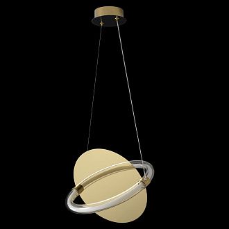 Светильник подвесной 22,3*32*22,3-225,4 см, *LED*22W, 3000K, Crystal Lux Nebula NEBULA SP22W LED GOLD, Золото