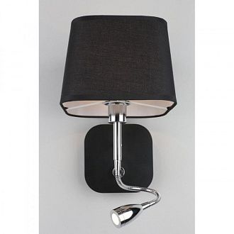 Бра 22*18*30 см, 2*E14, 40W, Omnilux Omnilux 626 OML-62611-02, черный