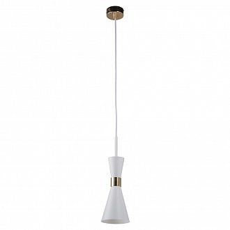 Подвесной светильник 12*190 см, Е14, 1-2 м2 Lightstar Dumo 816016, белый-золото
