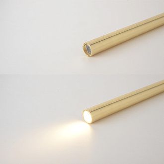 Подвесной светильник 6 см, 3W, 3000K, Crystal Lux CLT 036C800 BS, латунь
