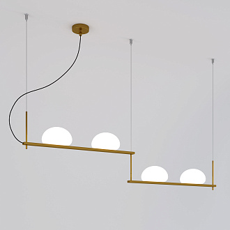 Подвесной светильник Eurosvet Stair 70145/4 латунь