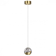 Светильник 11 см, 5W, 300 Лм, Odeon Light 5101/5L, латунь