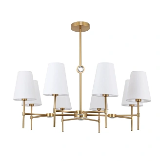 Люстра 83*83*65 см, 8*E14*40W, Arte Lamp Daniella A4104LM-8PB, Полированная Медь