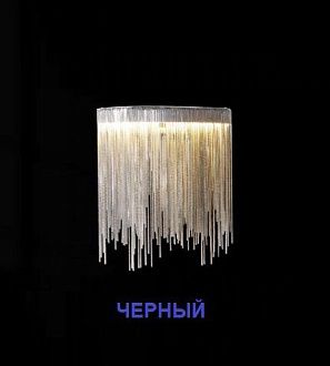 Светильник настенный SAPFIR SPF-13649 ЧЕРНЫЙ  D300/H270/1/LED/5W/4500K COVER 24-12